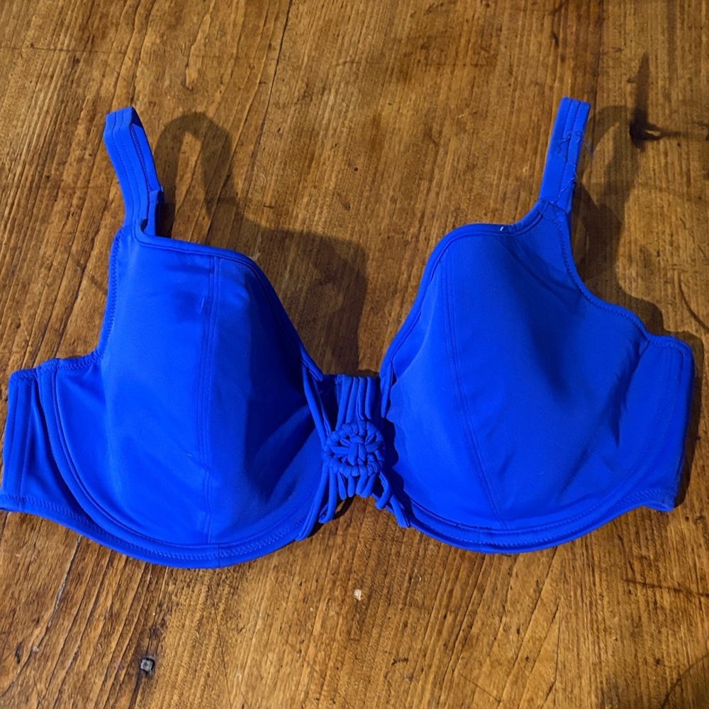 Vibrant Blue Bikini Top - Freya